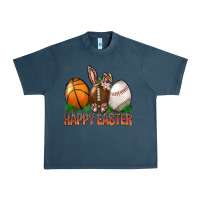 Midnight Navy Happy Easter Sports Urban Heavy Tee - BundleAndBundleShop