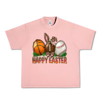 Salmon Happy Easter Sports Urban Heavy Tee - BundleAndBundleShop
