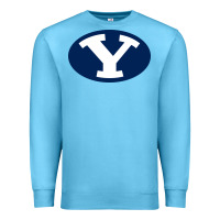 Ocean Blue byu couga s Premium Sweatshirt - linhVisuals