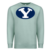 Seafoam byu couga s Premium Sweatshirt - linhVisuals