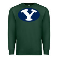 Sports Green byu couga s Premium Sweatshirt - linhVisuals