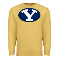 Antique Gold byu couga s Premium Sweatshirt - linhVisuals