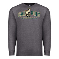 Charcoal Heather cal poly Premium Sweatshirt - linhVisuals
