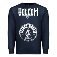 Navy Volcom Style Premium Sweatshirt - linhVisuals