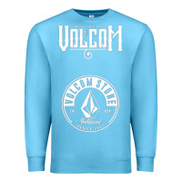 Ocean Blue Volcom Style Premium Sweatshirt - linhVisuals