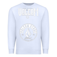 White Volcom Style Premium Sweatshirt - linhVisuals