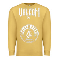 Antique Gold Volcom Style Premium Sweatshirt - linhVisuals