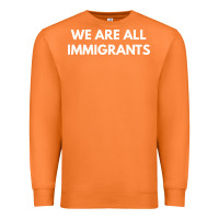 Carrot we are all immigrants Premium Sweatshirt - linhVisuals