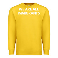 Lemon we are all immigrants Premium Sweatshirt - linhVisuals