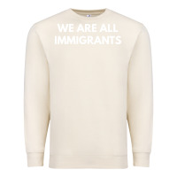 Sandshell we are all immigrants Premium Sweatshirt - linhVisuals