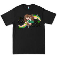 Black St. Patrick' Too cute to pinch Premium Tee - CowGirlArtShop