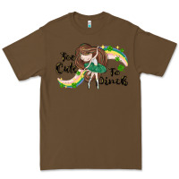 Cacao St. Patrick' Too cute to pinch Premium Tee - CowGirlArtShop
