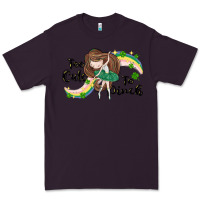 Plum St. Patrick' Too cute to pinch Premium Tee - CowGirlArtShop