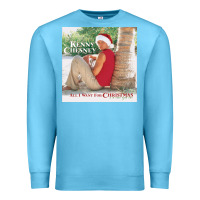 Ocean Blue kenny chesney all i want for christmas Premium Sweatshirt - linhVisuals
