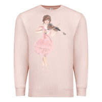 Pale Pink lindsey stirling Premium Sweatshirt - linhVisuals