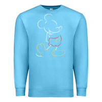 Ocean Blue micke mouse tshirt Premium Sweatshirt - linhVisuals