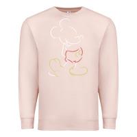 Pale Pink micke mouse tshirt Premium Sweatshirt - linhVisuals