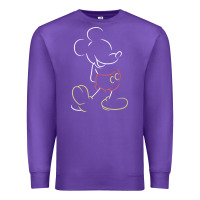 Purple micke mouse tshirt Premium Sweatshirt - linhVisuals