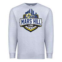 Heather Grey mars hill university Premium Sweatshirt - linhVisuals