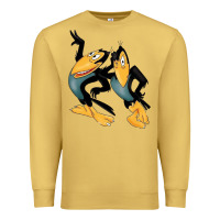 Antique Gold Heckle and Jeckle Premium Sweatshirt - linhVisuals