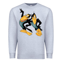 Heather Grey Heckle and Jeckle Premium Sweatshirt - linhVisuals