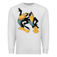 Oatmeal Heather Heckle and Jeckle Premium Sweatshirt - linhVisuals