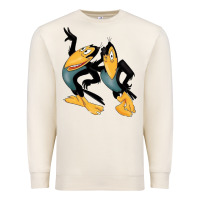 Sandshell Heckle and Jeckle Premium Sweatshirt - linhVisuals