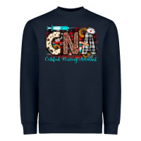 Navy Christmas cna certified nursing assistant Heavyweight Sweatshirt - JahusDesignShop