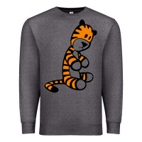 Charcoal Heather Calvin Bill Watterson Premium Sweatshirt - linhVisuals