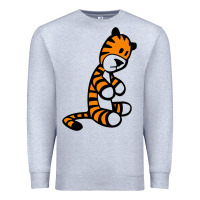 Heather Grey Calvin Bill Watterson Premium Sweatshirt - linhVisuals