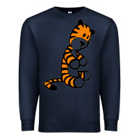 Navy Calvin Bill Watterson Premium Sweatshirt - linhVisuals