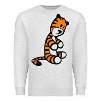 Oatmeal Heather Calvin Bill Watterson Premium Sweatshirt - linhVisuals