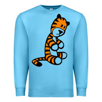 Ocean Blue Calvin Bill Watterson Premium Sweatshirt - linhVisuals