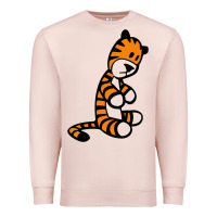 Pale Pink Calvin Bill Watterson Premium Sweatshirt - linhVisuals