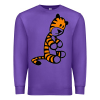 Purple Calvin Bill Watterson Premium Sweatshirt - linhVisuals
