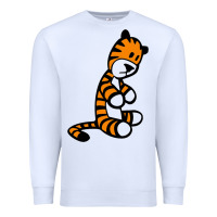 White Calvin Bill Watterson Premium Sweatshirt - linhVisuals