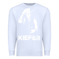 White kiefer sutherland müsïc Premium Sweatshirt - linhVisuals