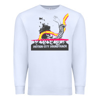 White motion city soundtrack clässic Premium Sweatshirt - linhVisuals