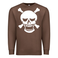 Chestnut skull crossbones Premium Sweatshirt - linhVisuals