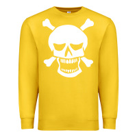 Lemon skull crossbones Premium Sweatshirt - linhVisuals