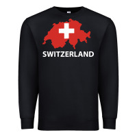 Black switzerland Premium Sweatshirt - linhVisuals