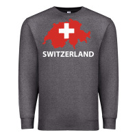 Charcoal Heather switzerland Premium Sweatshirt - linhVisuals