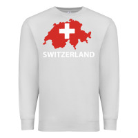 Dove Grey switzerland Premium Sweatshirt - linhVisuals