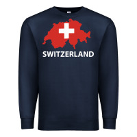 Navy switzerland Premium Sweatshirt - linhVisuals