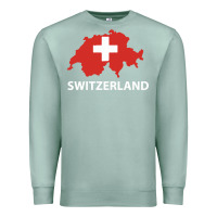 Seafoam switzerland Premium Sweatshirt - linhVisuals