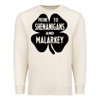 Sandshell prone to shenanigans and malarkey Premium Sweatshirt - linhVisuals