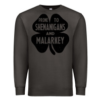 Smoke prone to shenanigans and malarkey Premium Sweatshirt - linhVisuals