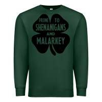 Sports Green prone to shenanigans and malarkey Premium Sweatshirt - linhVisuals