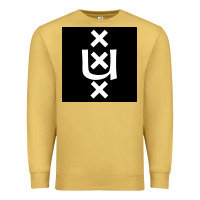 Antique Gold Amsterdam University Premium Sweatshirt - linhVisuals