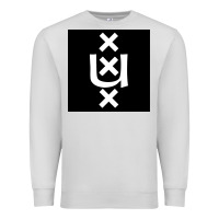 Dove Grey Amsterdam University Premium Sweatshirt - linhVisuals